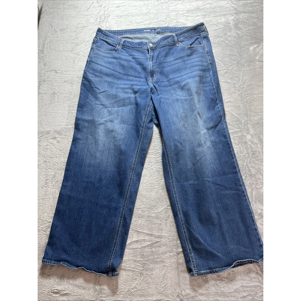Old‎ Navy Mid Rise Wow Bootcut Jeans Women's Plus 22 Blue Western Cowgirl